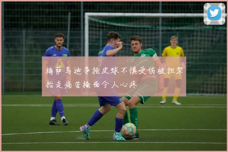 梅萨乌迪争抢皮球不慎受伤被担架抬走痛苦掩面令人心疼